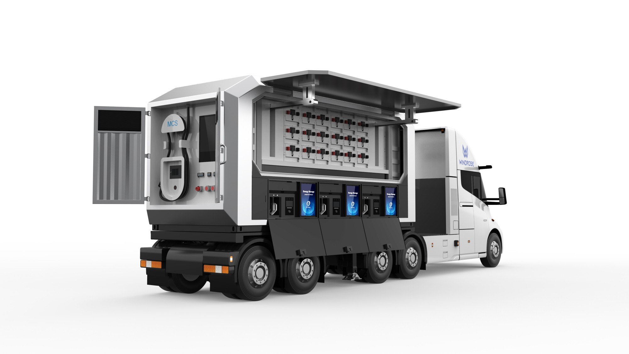 Windrose Power containerized EV charging station