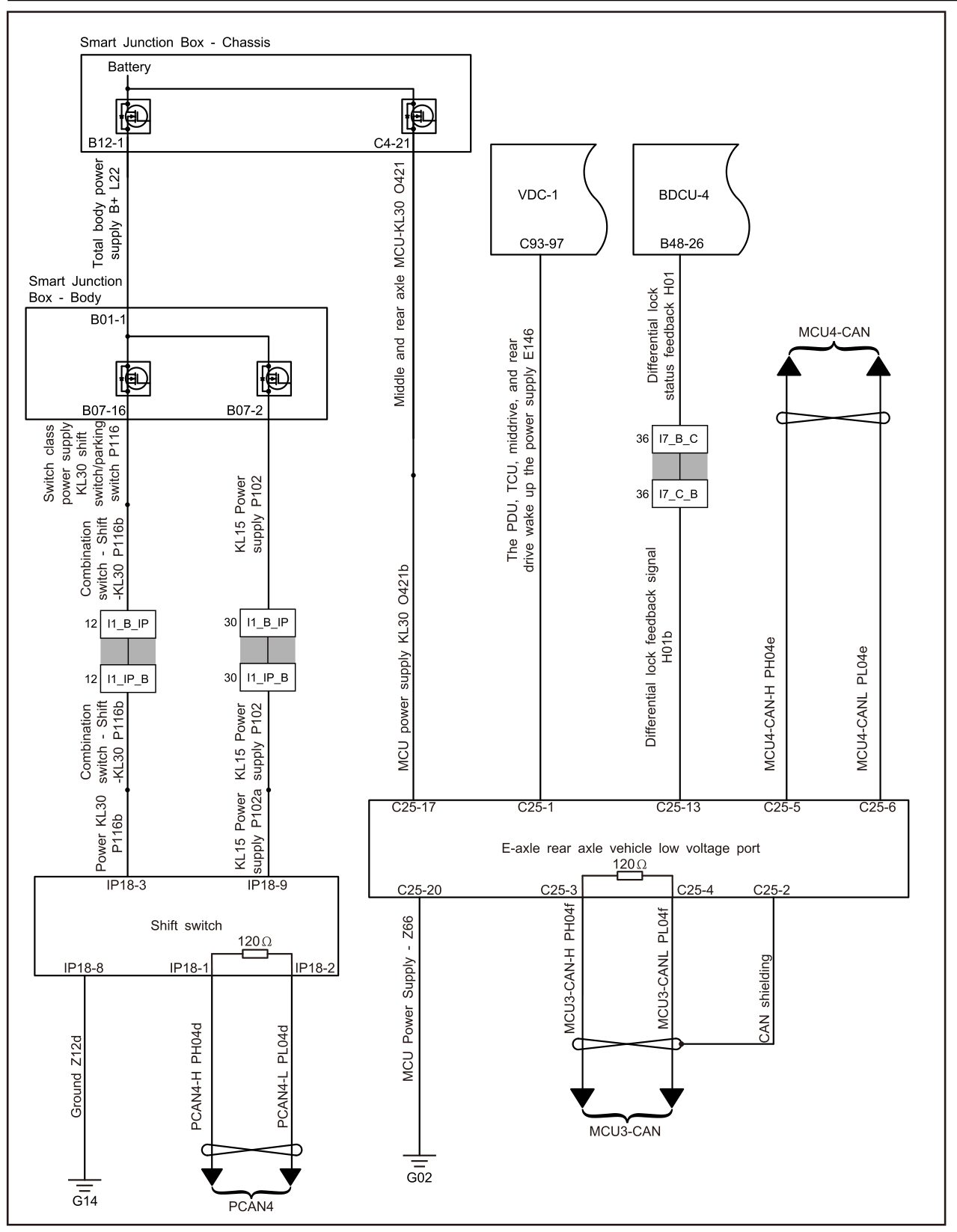 4.1.6.17 MCU3 Communication Fault — circuit diagram