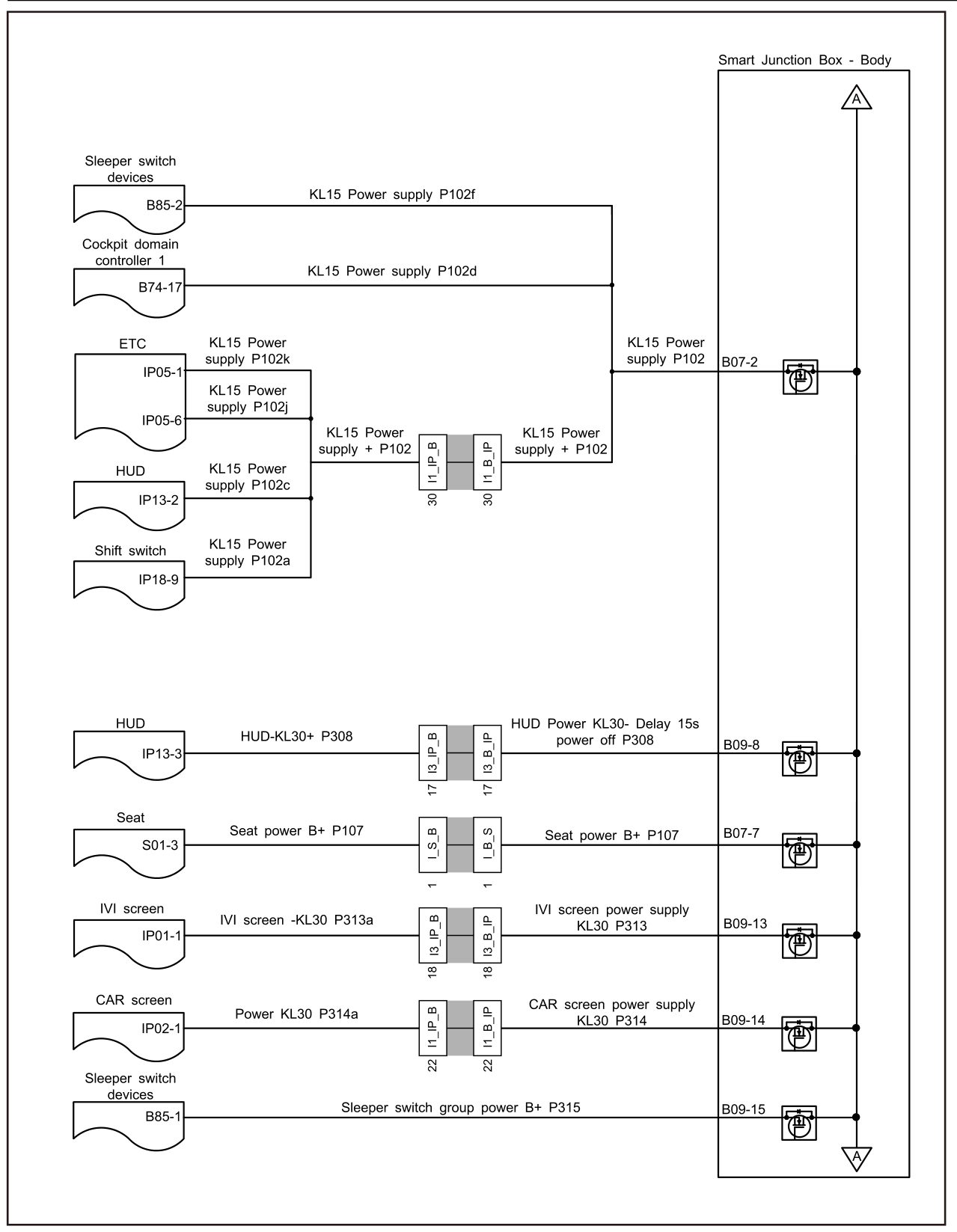 7.4.6.30 Sleeper Switch Devices Power Supply Circuit Fault — circuit diagram