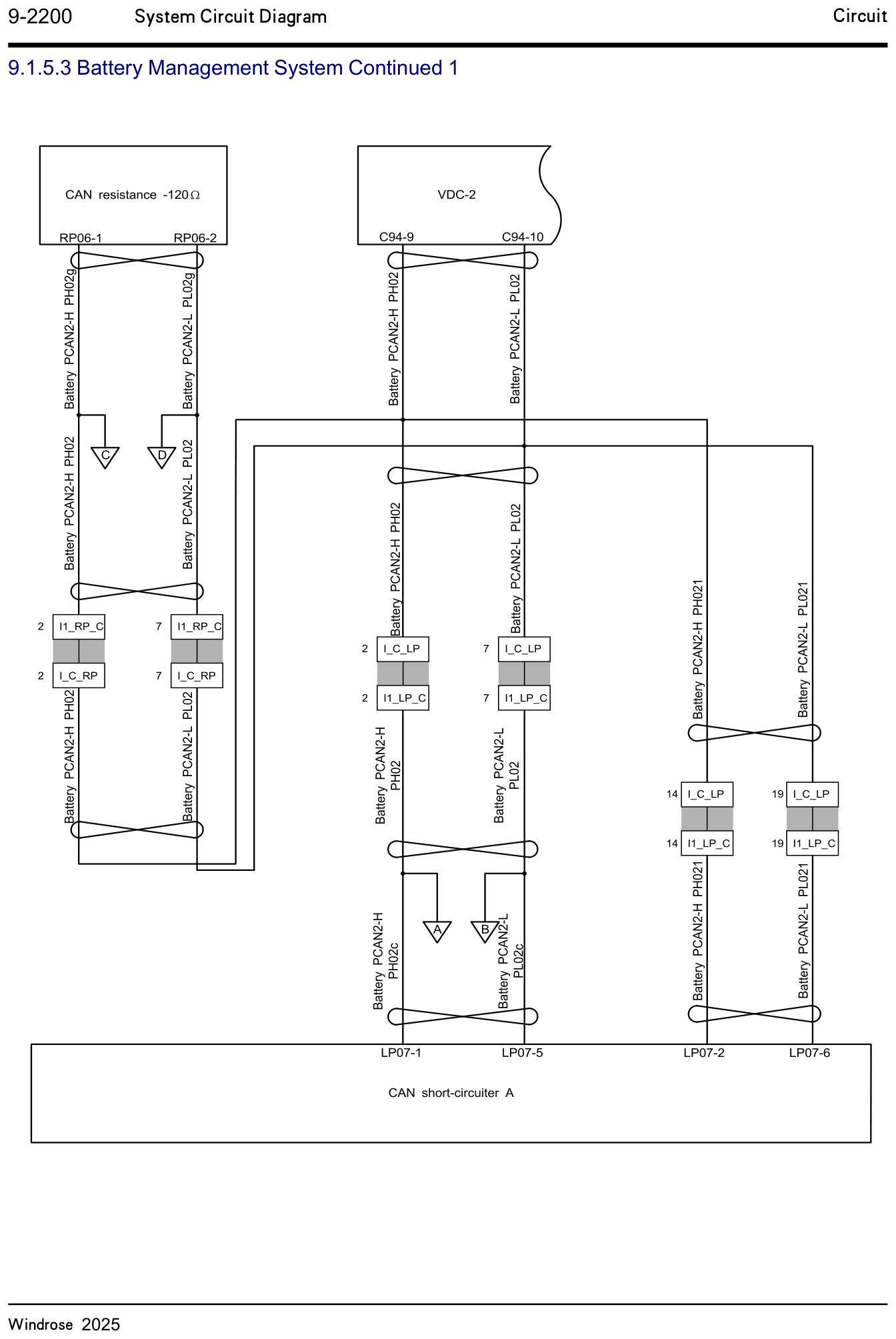 9.1.5.3 Battery Management System Continued 1 — circuit diagram
