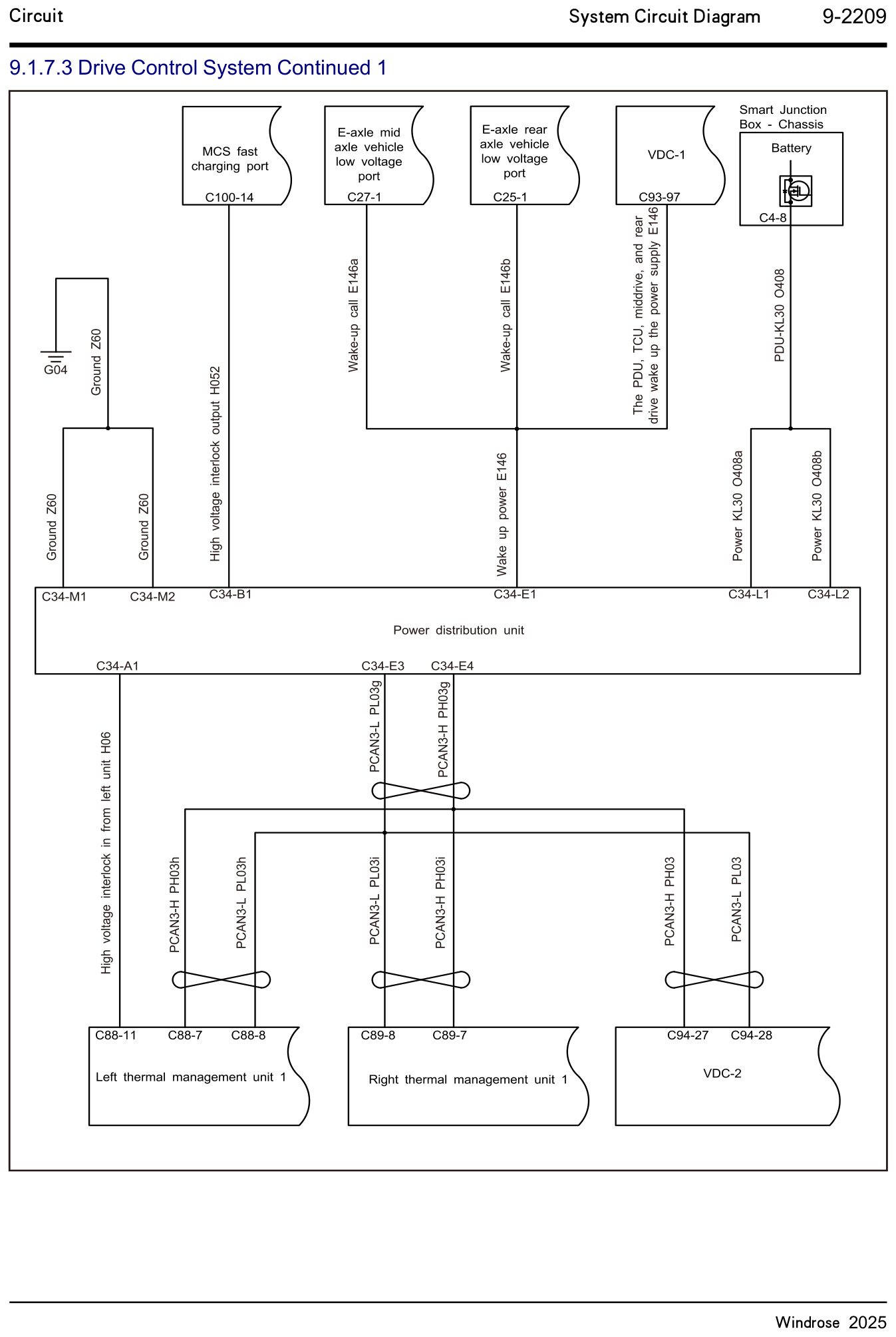 9.1.7.3 Drive Control System Continued 1 — circuit diagram