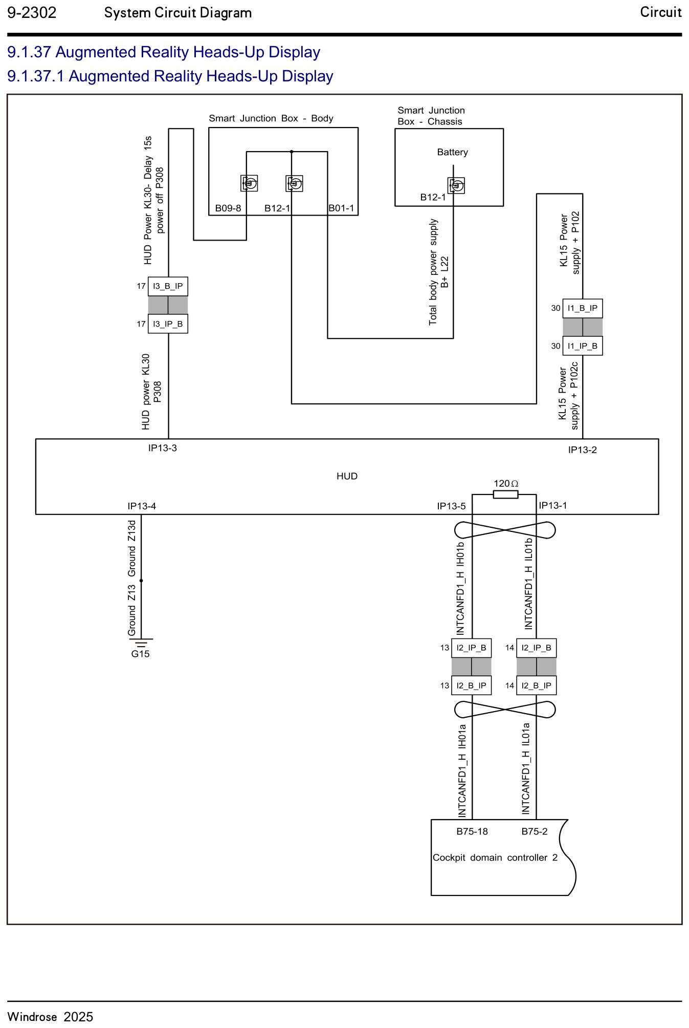 9.1.37.1 Augmented Reality Heads-Up Display — circuit diagram